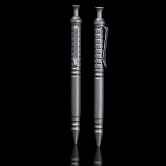 Mini Titanium Pen EDC Gadget Keychain Ballpoint Pen Practical Tactical Pen Outdoor Camping Hiking Cycling Equipment-1