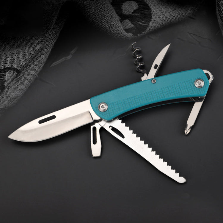 Hot Selling Portable Pocket Knives 440Stainless Steel Pocket Knives Multitool with Plastic Handle-0