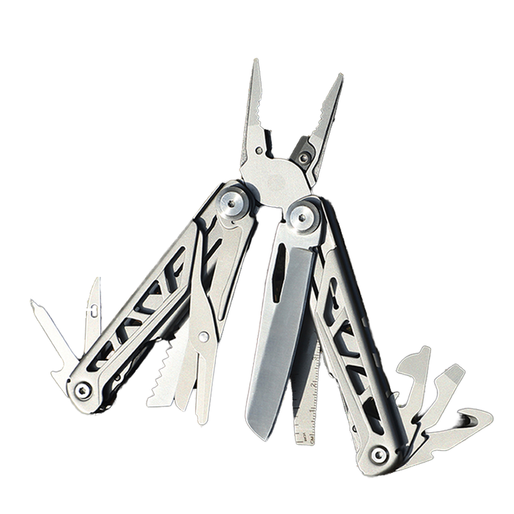 Foldable Multitool Pliers with Scissors and Screwdriver Stainless Steel Multi Tool Pliers with Replaceable Wire Cutters and Saw-1