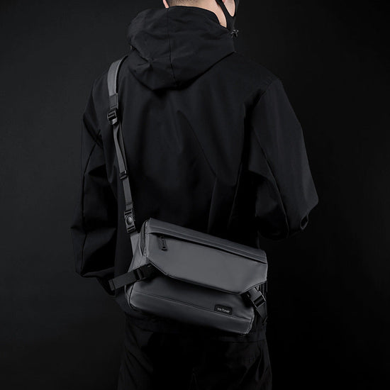 Messenger Bag, Crossbody Bag Shoulder Bag for Men Water Resistant Man Bag Man Purse for Business Office-0