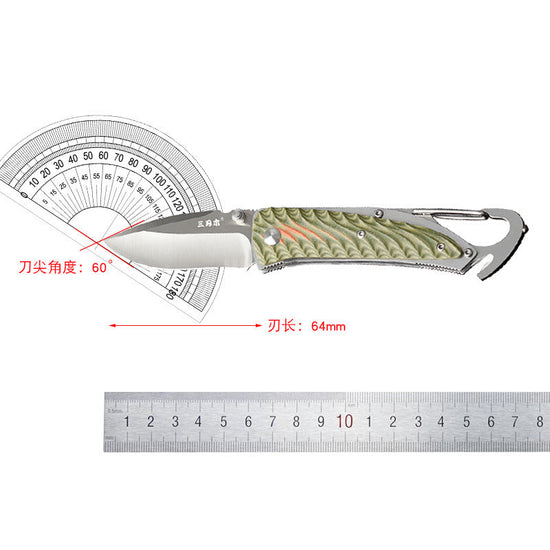 Premium Portable Folding Filed Knife with 12C27 Stainless Steel Blade and G10 Handle | Durable, Lightweight, and Versatile EDC Survival Tool-4