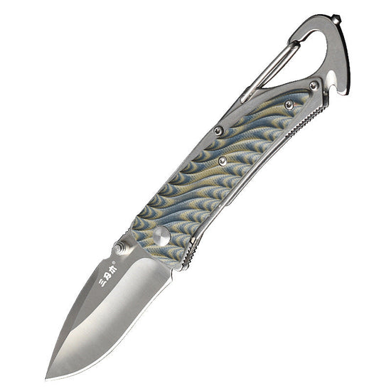 Premium Portable Folding Filed Knife with 12C27 Stainless Steel Blade and G10 Handle | Durable, Lightweight, and Versatile EDC Survival Tool-6