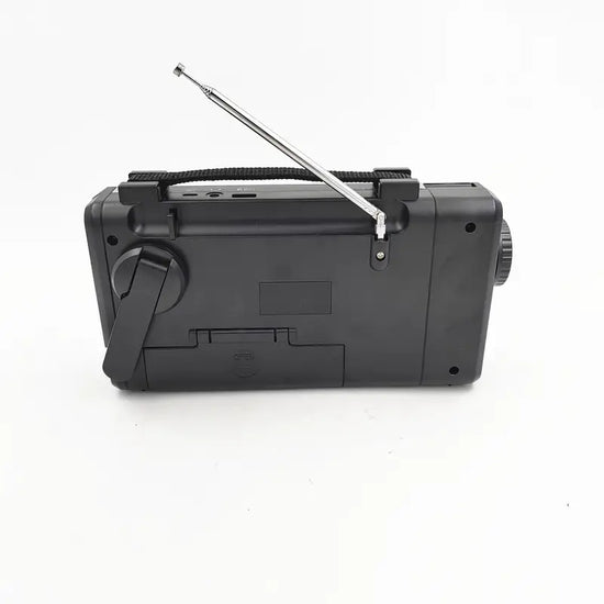 Solar Hand Crank Power Emergency Radio with Multi-Band Functionality-3