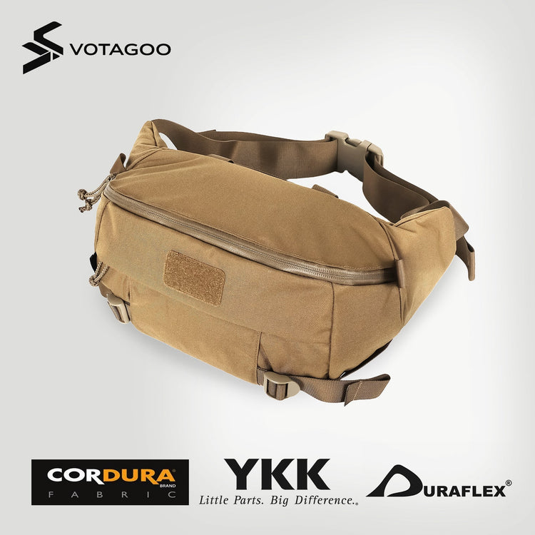 VOTAGOO® 8L Tactical Waist Bag Made of Cordura 500D nylon-5