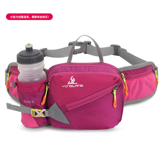 Wautton Outdoor Fanny Pack Bum Bag Big Campacity Water Resistant Nylon with Water Bottle Holder-6