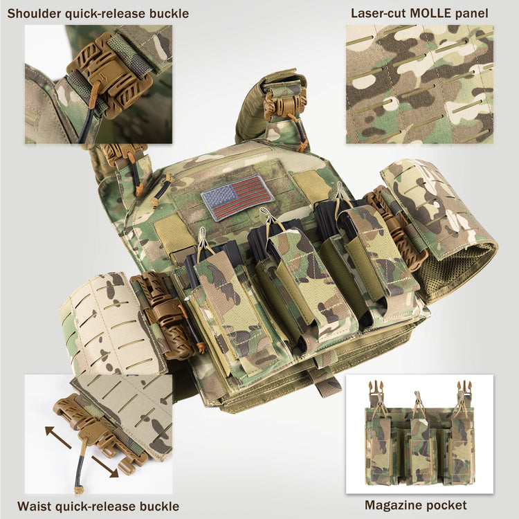 VOTAGOO® Tactical Military Vest-2