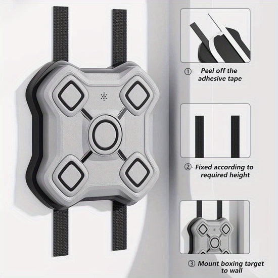 Smart Wall-Mounted Music Boxing Training Machine(White)-2