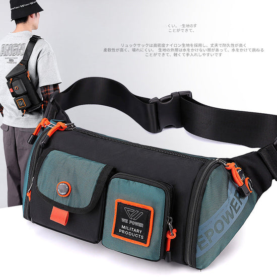 Running Waist Bag Lycra Sports Marathon Bag Outdoor Climbing Hiking Kettle Bag-0