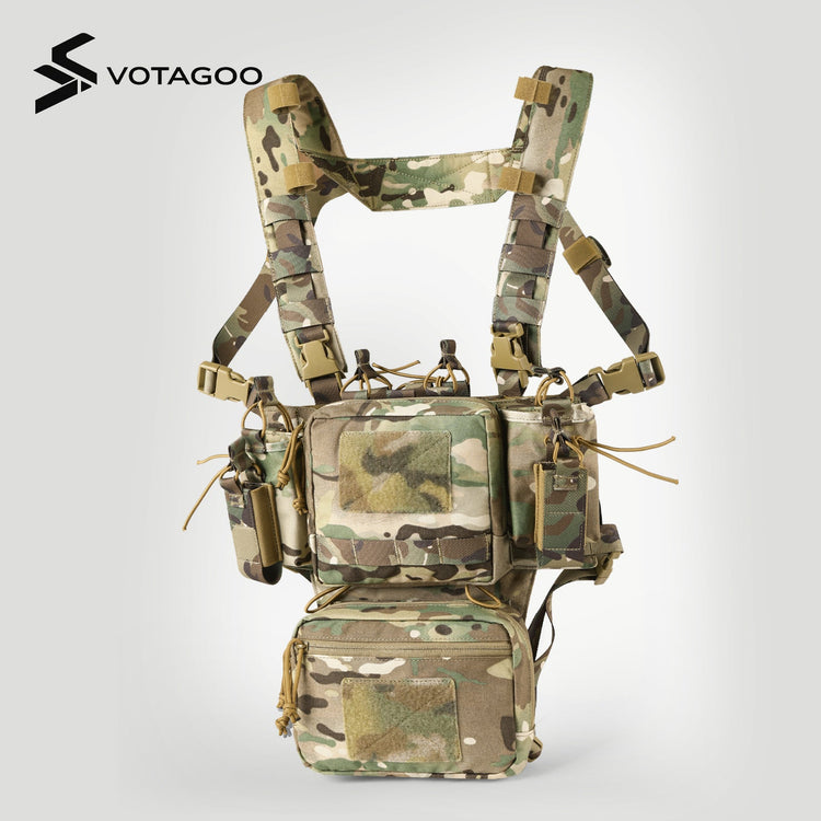 VOTAGOO® Adjustable & Detachable Tactical Chest Rig-0