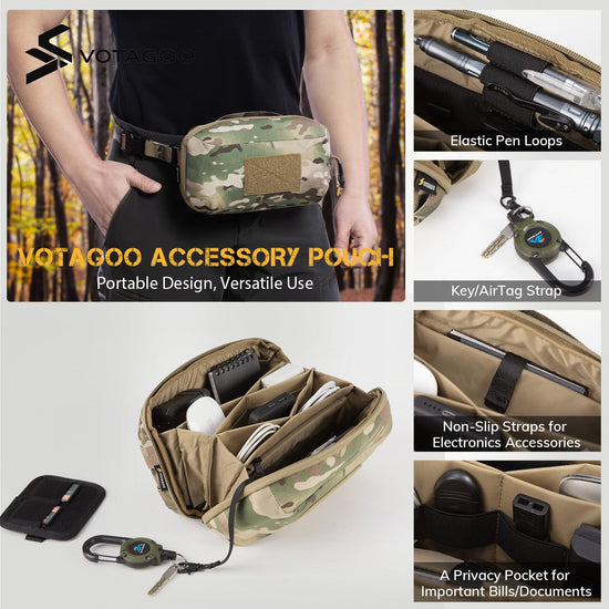 VOTAGOO® Electronic Organizer Accessory Tech Pouch for MacBook-3