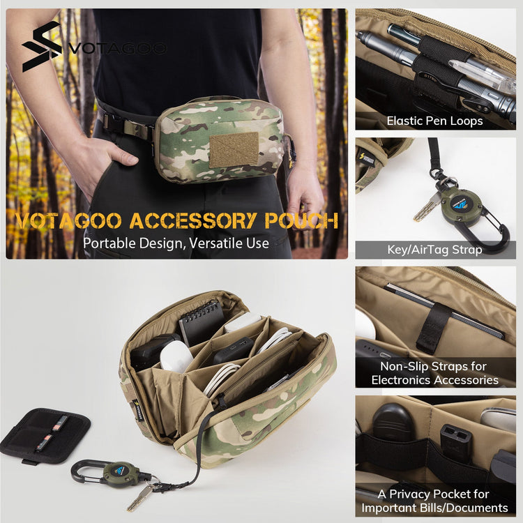 VOTAGOO® Electronic Organizer Accessory Tech Pouch for MacBook-3