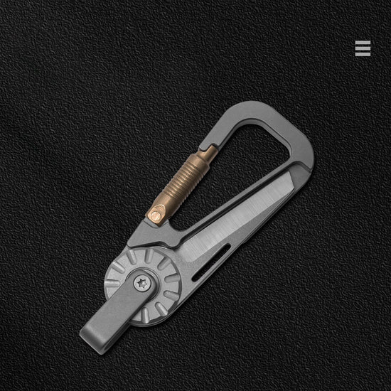 Tactical Multi-Tool Carabiner for Men - Heavy Duty Outdoor Gear Accessory with Bottle Opener & Keychain Hook-2