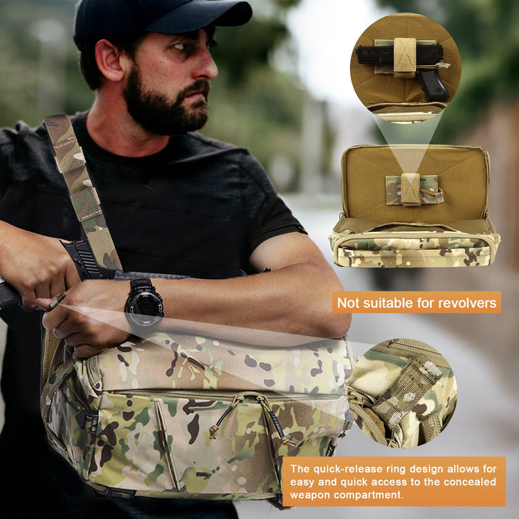 VOTAGOO® 13L Tactical Sling Bag-1