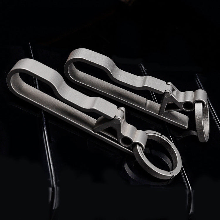 Men's Titanium Alloy Keychain - Lightweight & Strong Key Ring-2