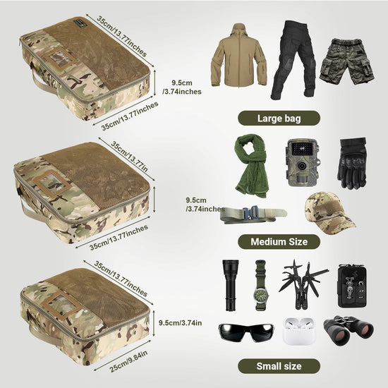 VOTAGOO® Tactical Packing Cubes 6 Packs-3