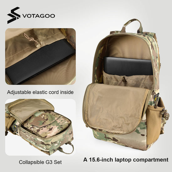 VOTAGOO® Tactical Backpack with Carbon Frame-3