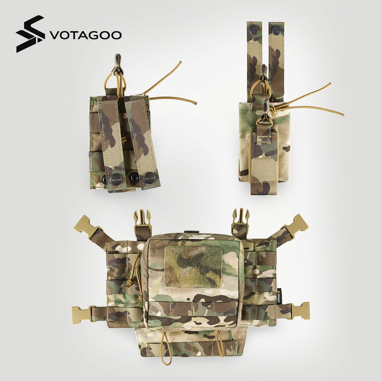 VOTAGOO® Adjustable & Detachable Tactical Chest Rig-2