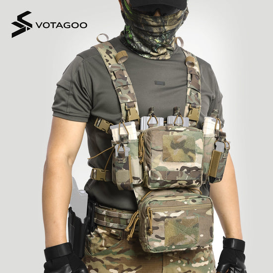 VOTAGOO® Adjustable & Detachable Tactical Chest Rig-3