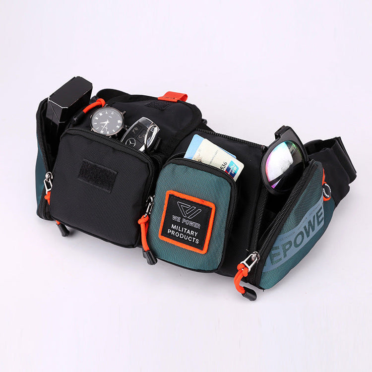 Running Waist Bag Lycra Sports Marathon Bag Outdoor Climbing Hiking Kettle Bag-3