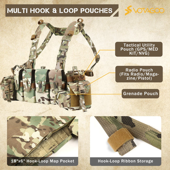 VOTAGOO® Tactical Airsoft Chest Rig-3