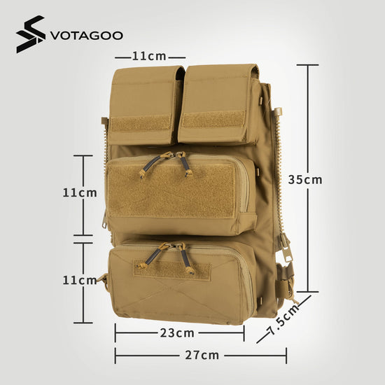 VOTAGOO® Pouch Zip on Panel-1