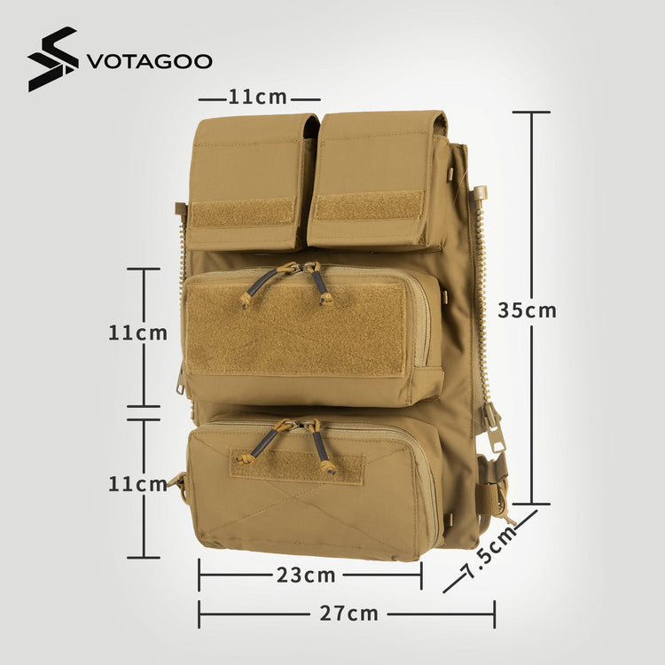 VOTAGOO® Pouch Zip on Panel-1