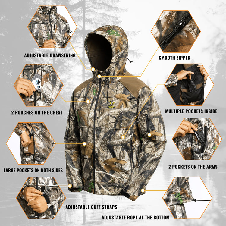 VOTAGOO® Quiet Hunting Jacket-3