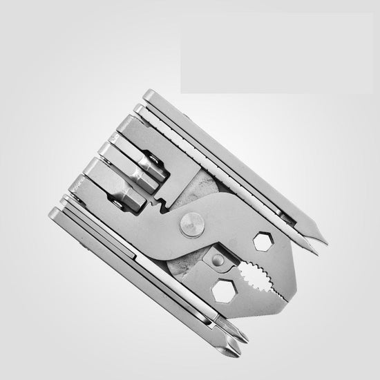25-in-1 Multitool Clamps and Vises Stainless Steel Pocket Knife with Screwdriver Sleeve with Sheath-Perfect for Outdoor, Survival, Camping, Hiking, Simple Repair-2