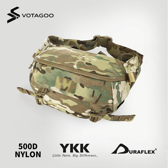 VOTAGOO® 8L Tactical Waist Bag Made of Cordura 500D nylon-1