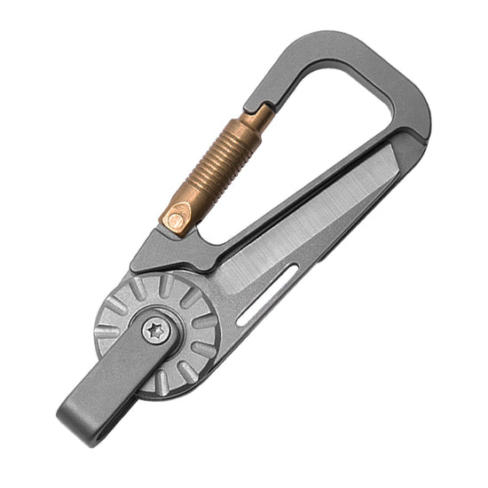 Tactical Multi-Tool Carabiner for Men - Heavy Duty Outdoor Gear Accessory with Bottle Opener & Keychain Hook-3
