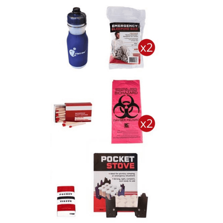 WSK 3-Day Food Storage Emergency Survival Kit with Rolling Bag-2