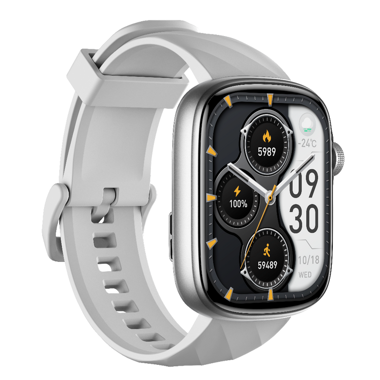 Smart Eco Drive Watch for Women, 1.95'' AMOLED Ultra-Clear Screen Activity Trackers with Heart Rate/Sleep/SpO2 Monitor, Smartwatch for iPhone/Samsung/Android-6