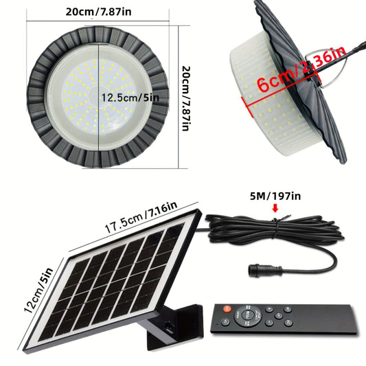 NNETM Solar Shed Light with Remote Control (244 LED)-0