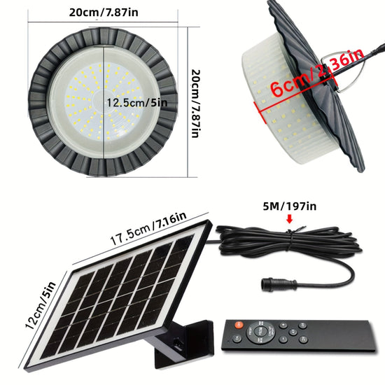 Solar Shed Light with Remote Control (244 LED)-1
