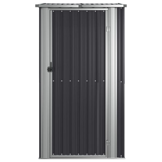 NNEVL Garden Shed Anthracite 118.5x97x209.5 cm Galvanised Steel-3