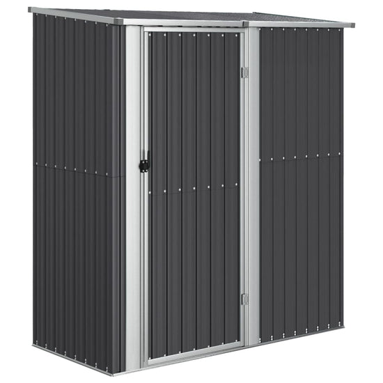 NNEVL Garden Shed Anthracite 180.5x97x209.5 cm Galvanised Steel-1