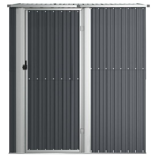 NNEVL Garden Shed Anthracite 180.5x97x209.5 cm Galvanised Steel-2