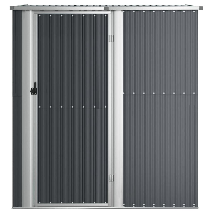NNEVL Garden Shed Anthracite 180.5x97x209.5 cm Galvanised Steel-2