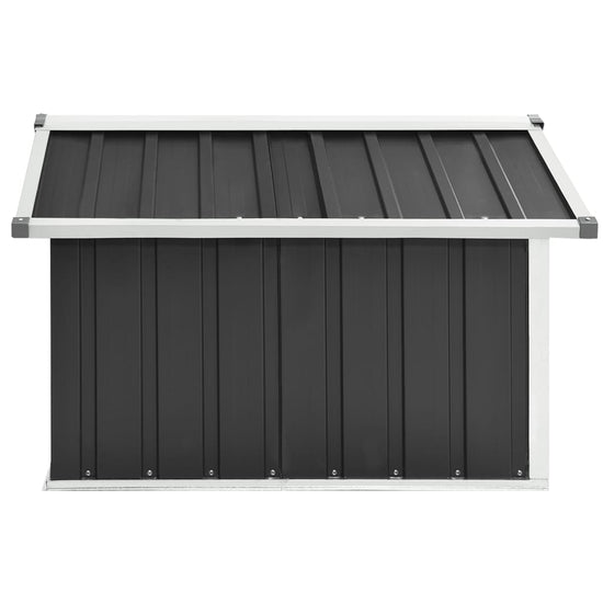 NNEVL Garden Robot Lawnmower Shed 92x97x63 cm Galvanised Steel Anthracite-4