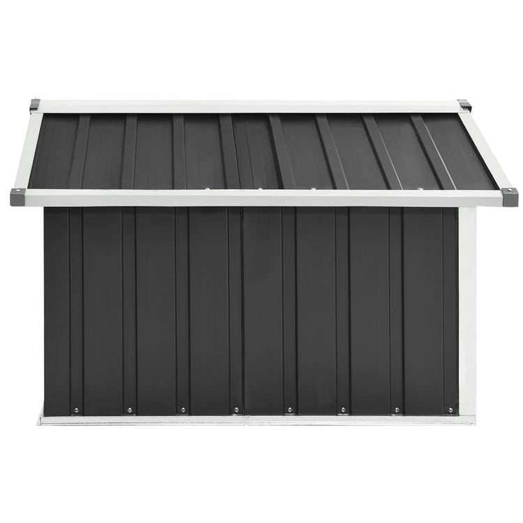 NNEVL Garden Robot Lawnmower Shed 92x97x63 cm Galvanised Steel Anthracite-4