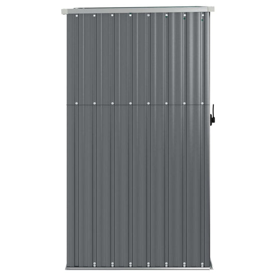 NNEVL Garden Tool Shed Grey 88x89x161 cm Galvanised Steel-3