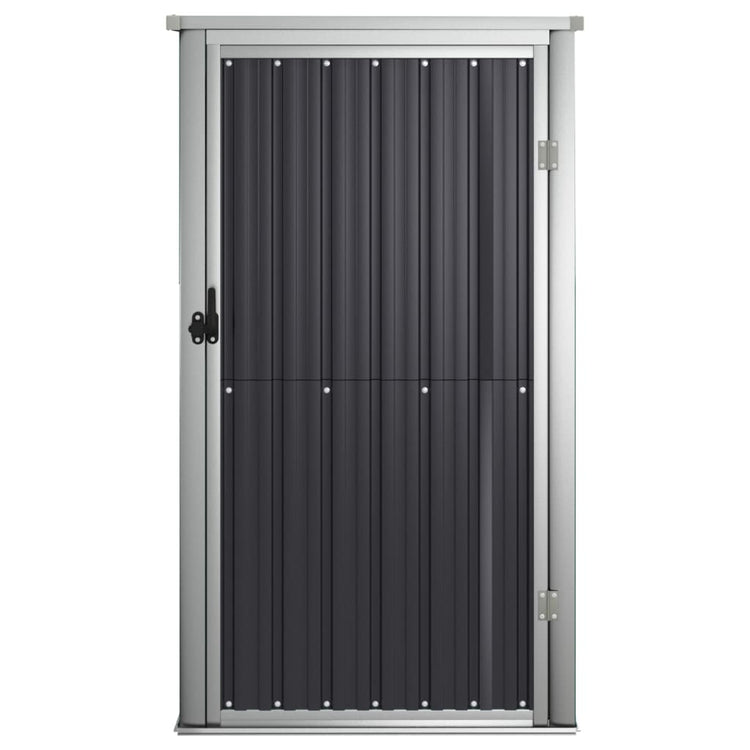 NNEVL Garden Tool Shed Anthracite 88x89x161 cm Galvanised Steel-2