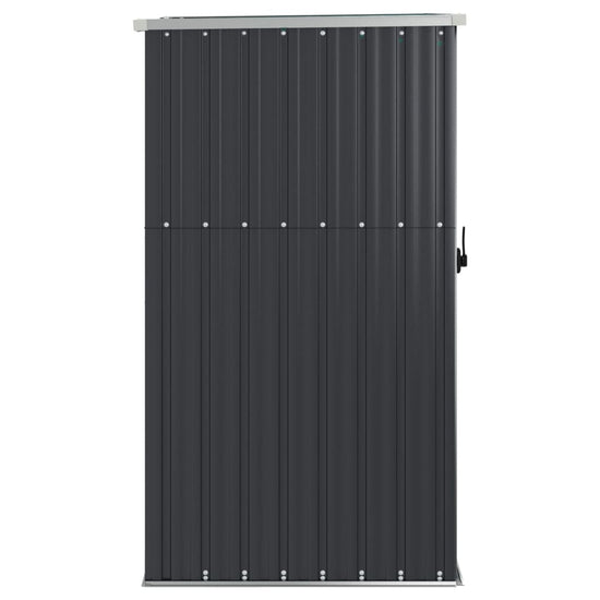 NNEVL Garden Tool Shed Anthracite 88x89x161 cm Galvanised Steel-3