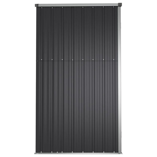 NNEVL Garden Tool Shed Anthracite 161x89x161 cm Galvanised Steel-4