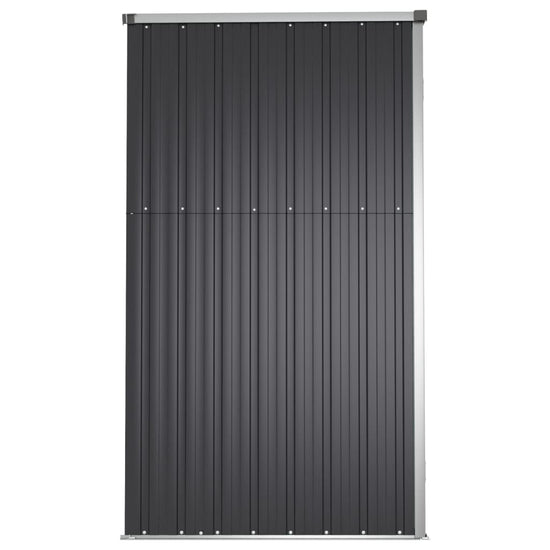 NNEVL Garden Tool Shed Anthracite 225x89x161 cm Galvanised Steel-4