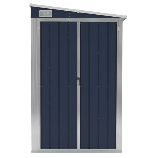 NNEVL Wall-mounted Garden Shed Anthracite 118x194x178 cm Steel-2