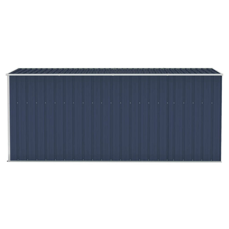 NNEVL Wall-mounted Garden Shed Anthracite 118x382x178 cm Steel-3