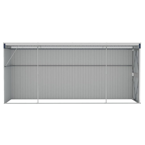 NNEVL Wall-mounted Garden Shed Anthracite 118x382x178 cm Steel-4