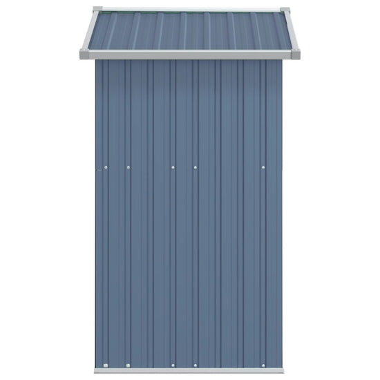 NNEVL Garden Shed Grey 126x97.5x177 cm Galvanised Steel-4