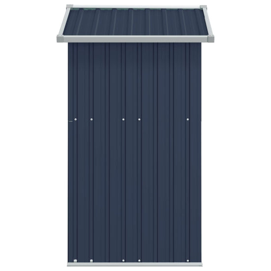 NNEVL Garden Shed Anthracite 126x97.5x177 cm Galvanised Steel-4
